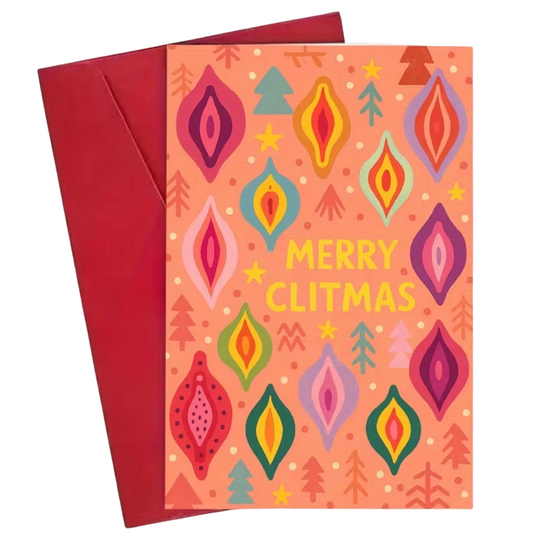 „Merry Clitmas“ – Feministische Weihnachtskarte