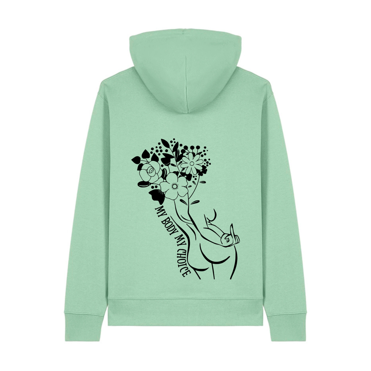Unisex Premium Bio-Hoodie „My Body My Choice“