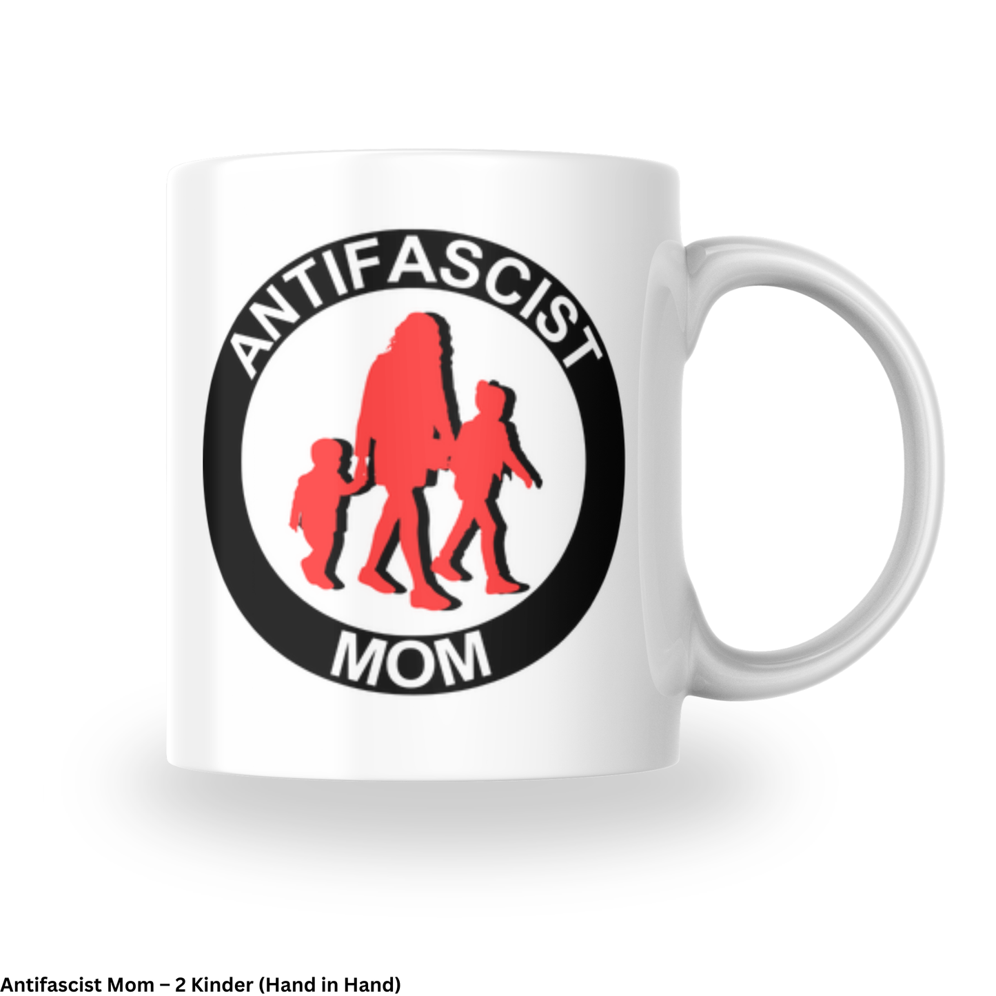 Antifascist Mom – Keramiktasse verschiedene Motive (325 ml)
