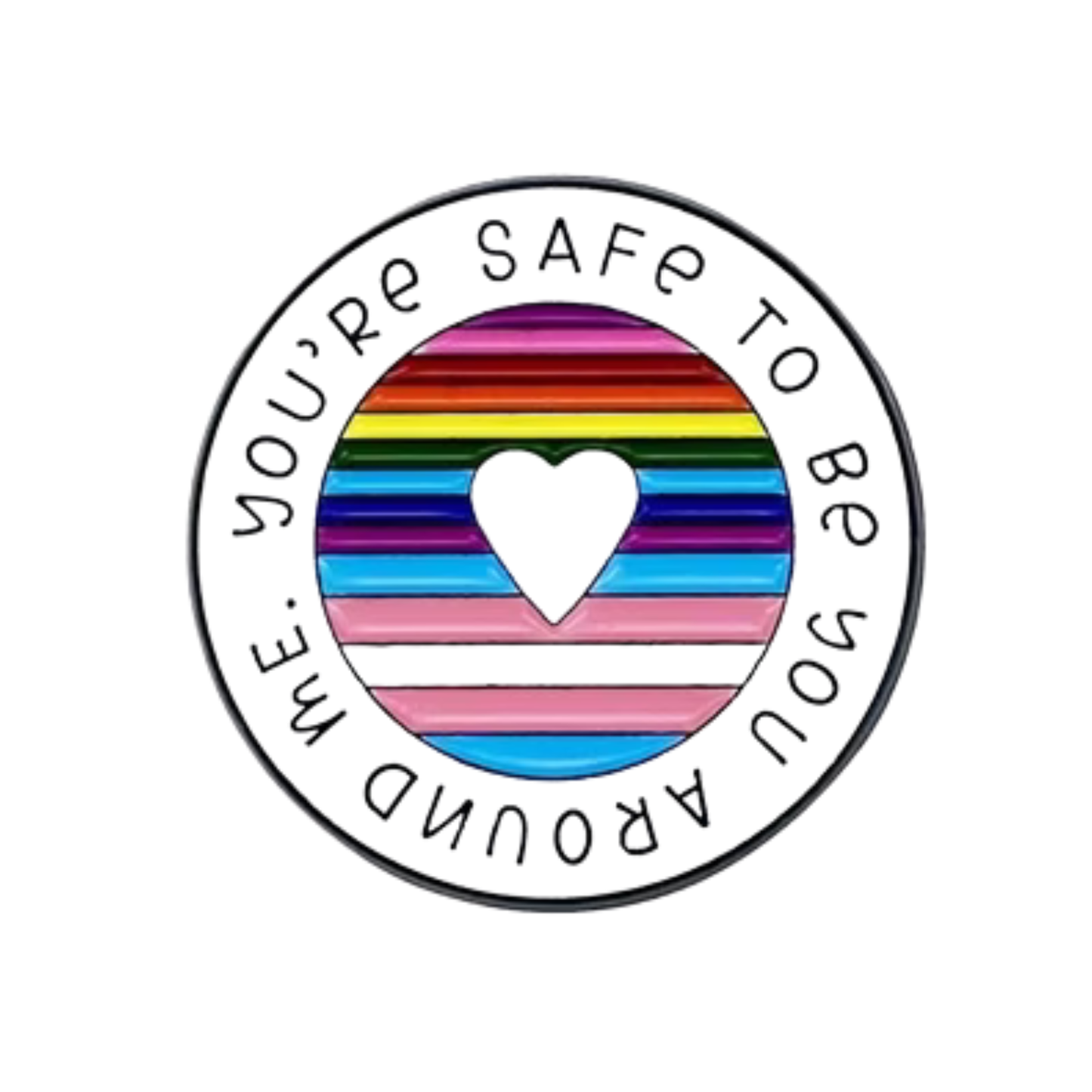 LGBTQ Ally Pin „You’re Safe With Me“