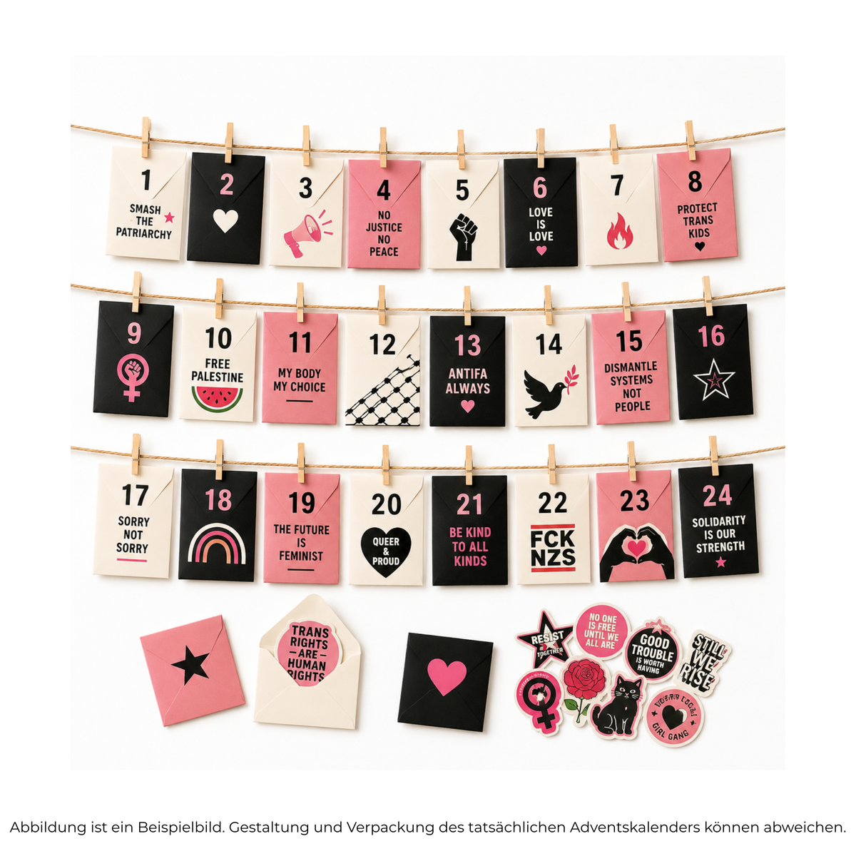 Advent of Resistance – Sticker Adventskalender 2026