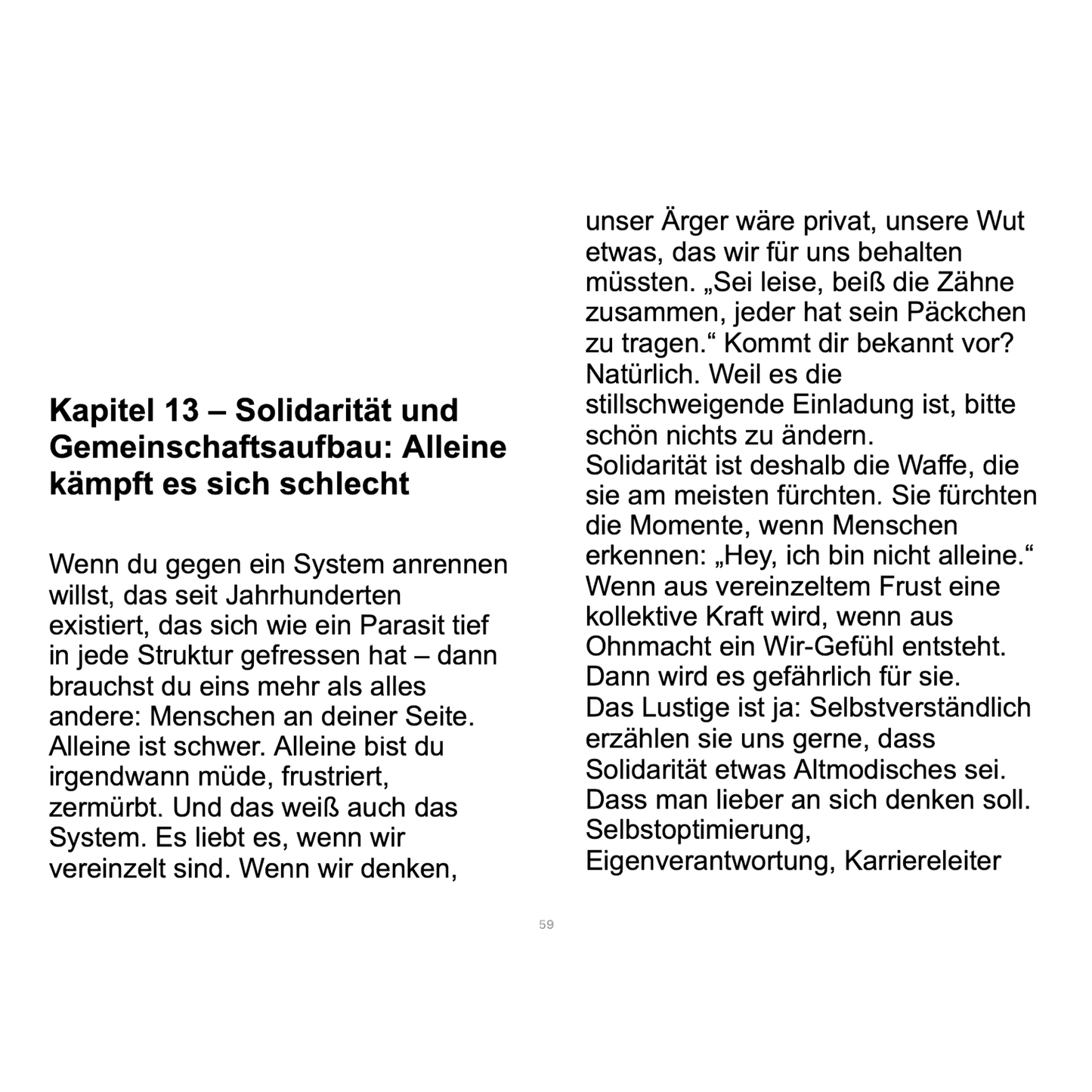 „WIESO soll ich dir was wegnehmen, wenn wir alles TEILEN?“ – kostenloses politisches E-Book