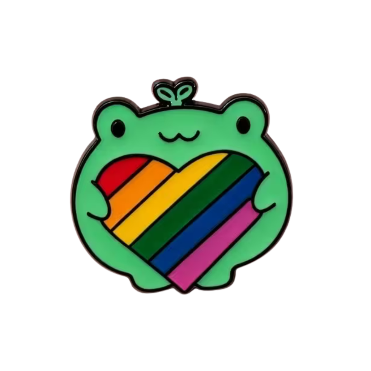 Pride Frosch Pin – Regenbogen