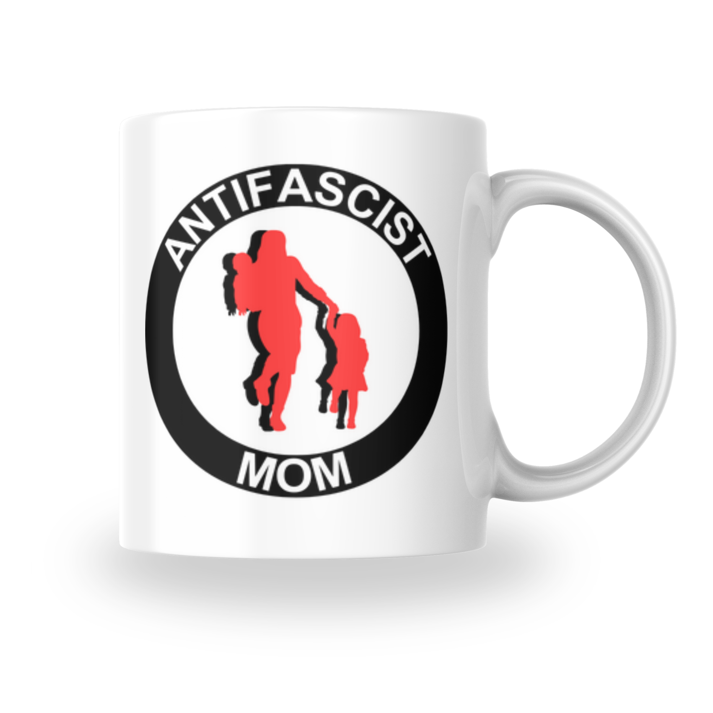 Antifascist Mom – Keramiktasse verschiedene Motive (325 ml)