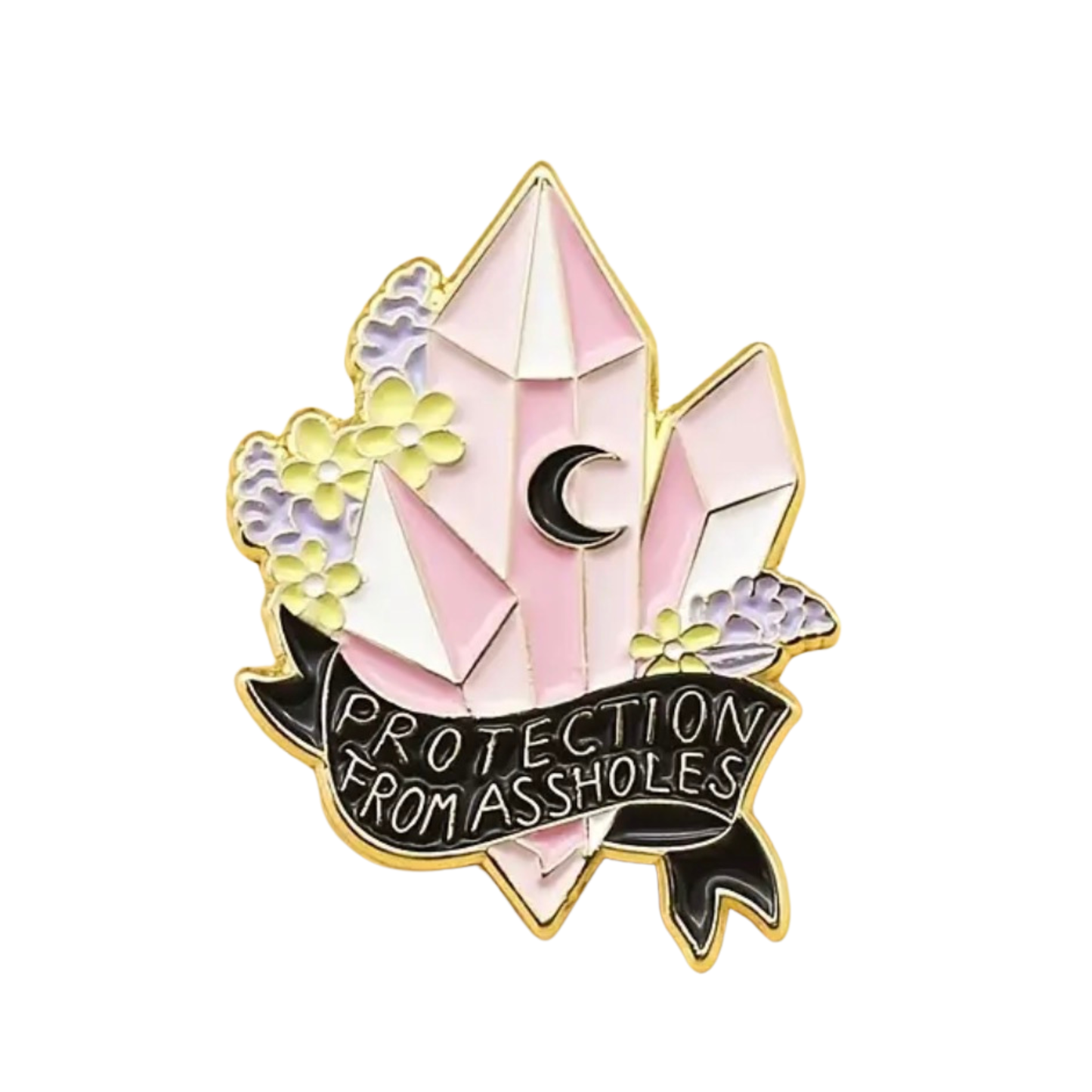 Metallpin „Protection von Assholes“ | Feminist Statement