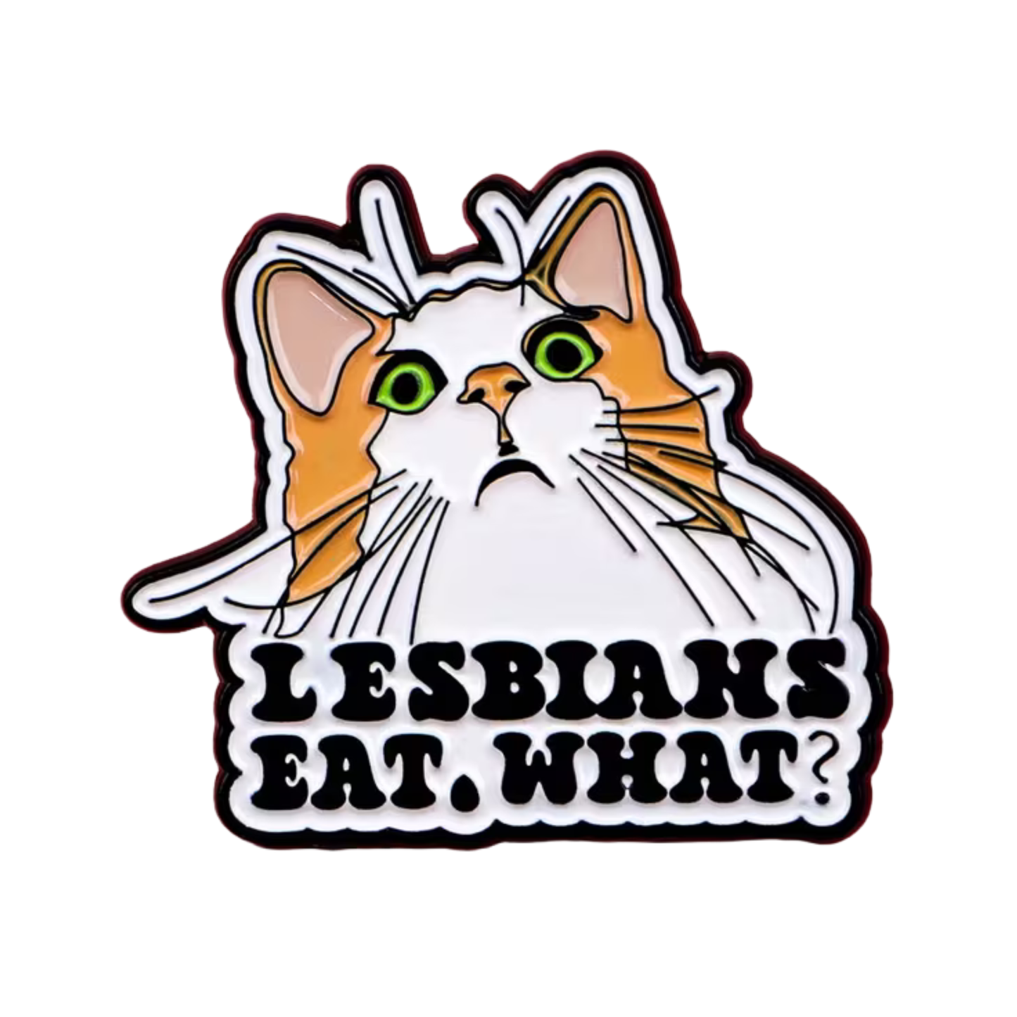 „Lesbian eat what?“ – Pin