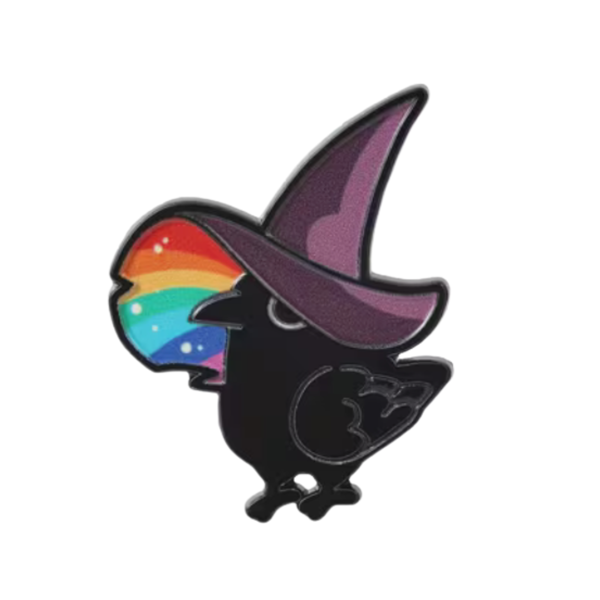 Queere Hexenkrähe Pin