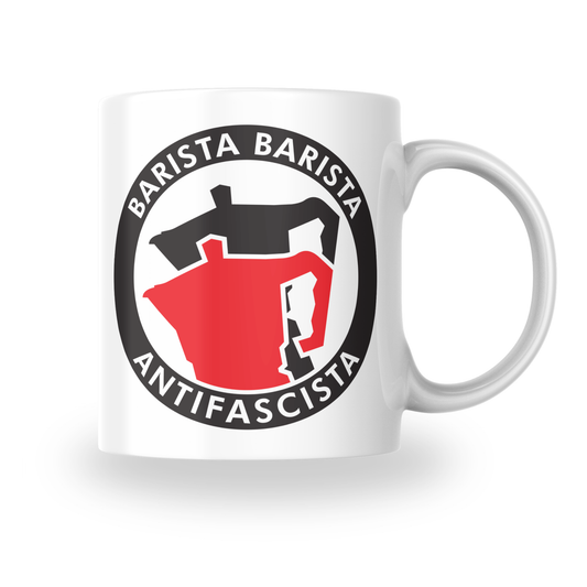 Barista Barista Antifascista – Keramiktasse (325 ml)