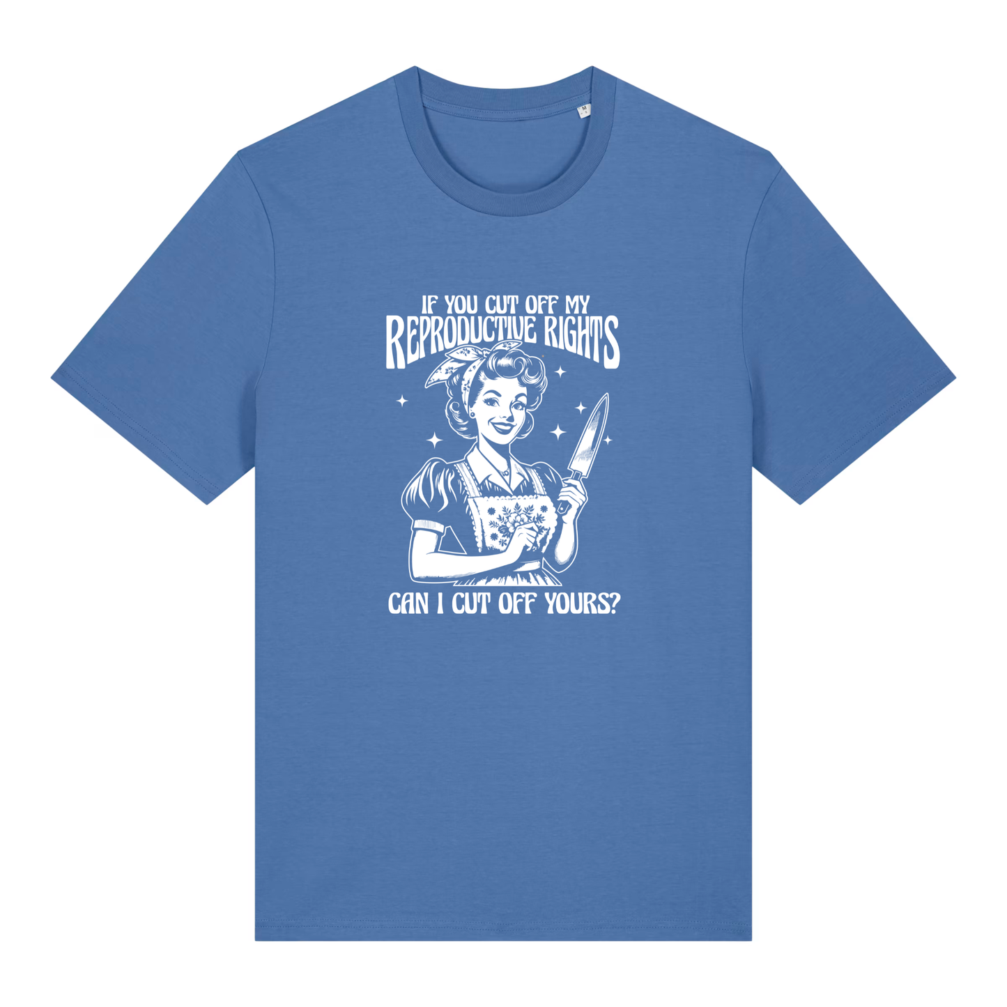 Unisex Bio-T-Shirt „Reproductive Rights – Cut Off Yours?“