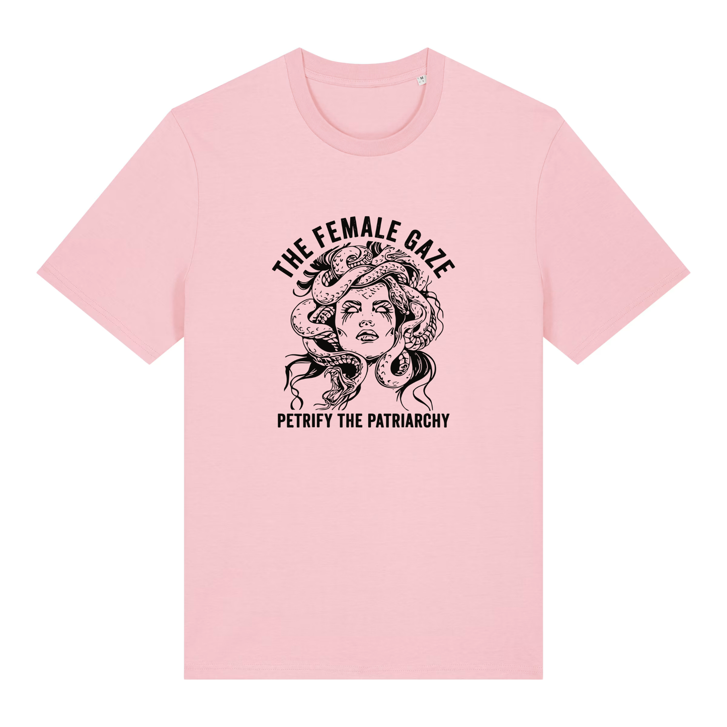 Unisex Bio-T-Shirt „The Female Gaze – Petrify the Patriarchy“ | Feminist Statement