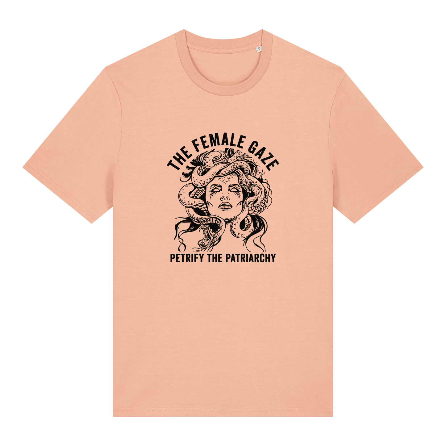 Unisex Bio-T-Shirt „The Female Gaze – Petrify the Patriarchy“ | Feminist Statement