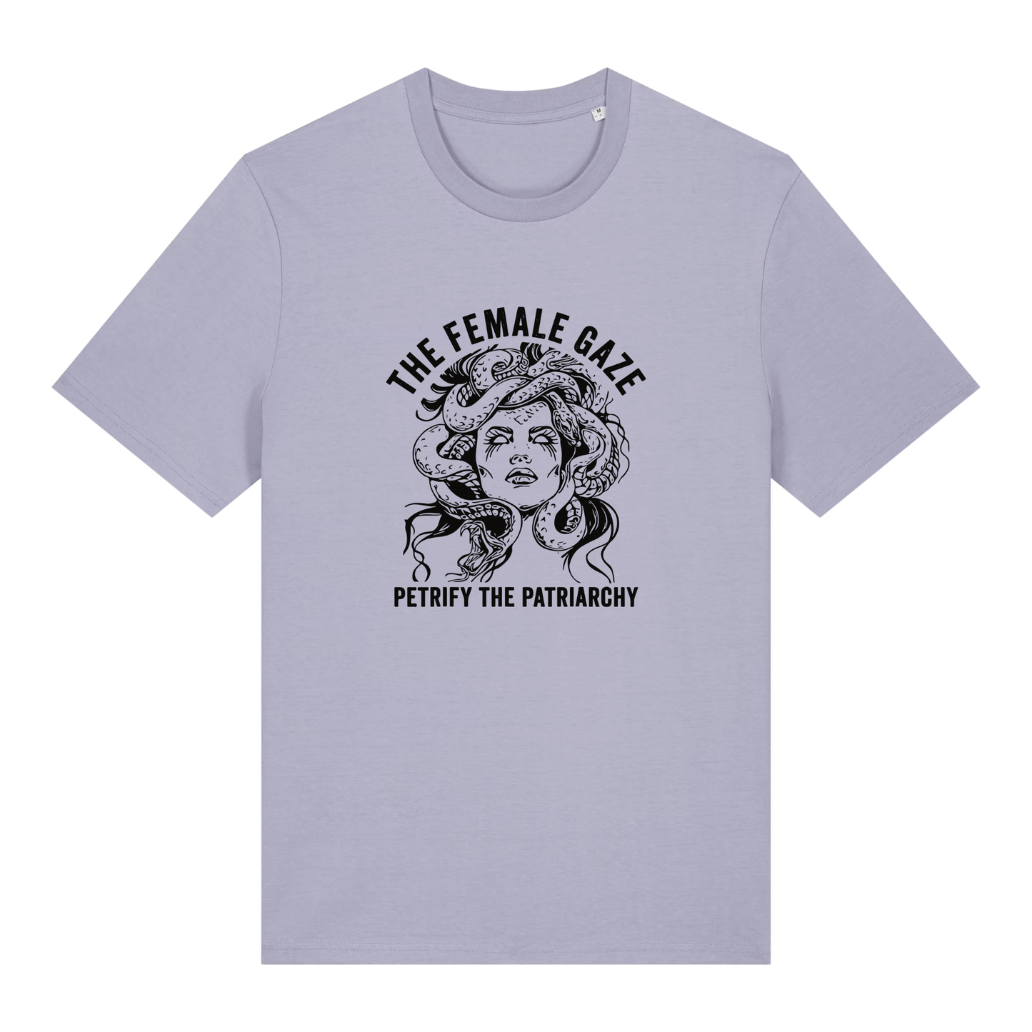 Unisex Bio-T-Shirt „The Female Gaze – Petrify the Patriarchy“ | Feminist Statement