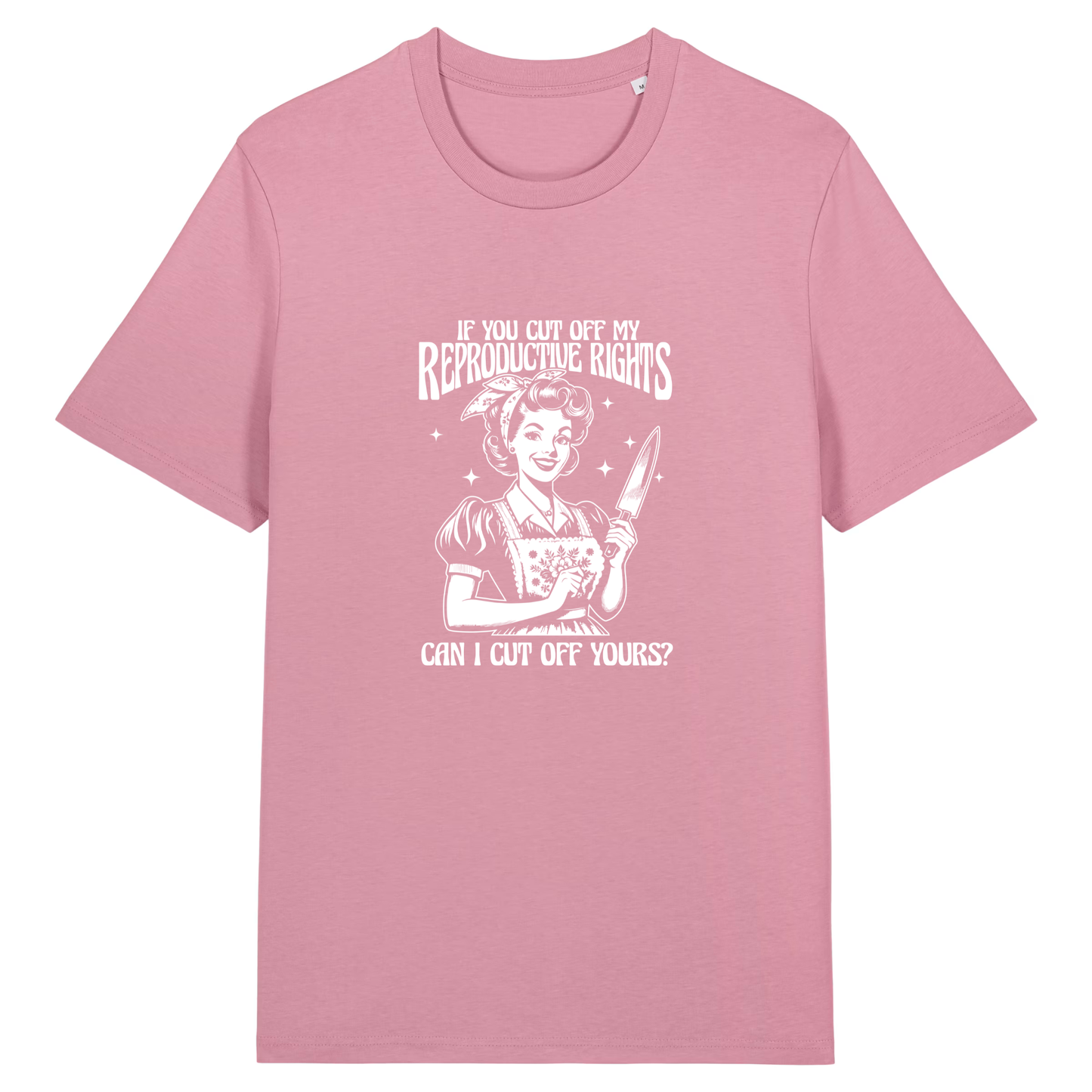 Unisex Bio-T-Shirt „Reproductive Rights – Cut Off Yours?“