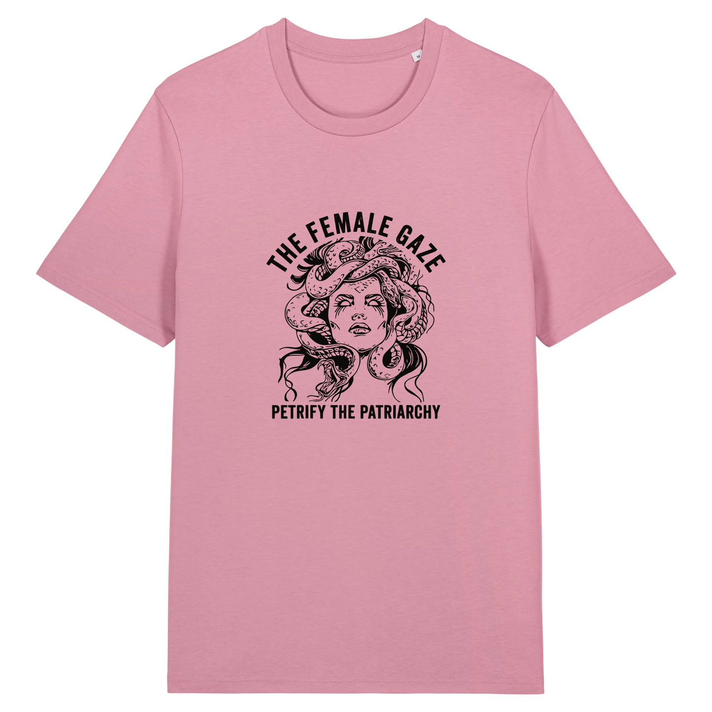 Unisex Bio-T-Shirt „The Female Gaze – Petrify the Patriarchy“ | Feminist Statement