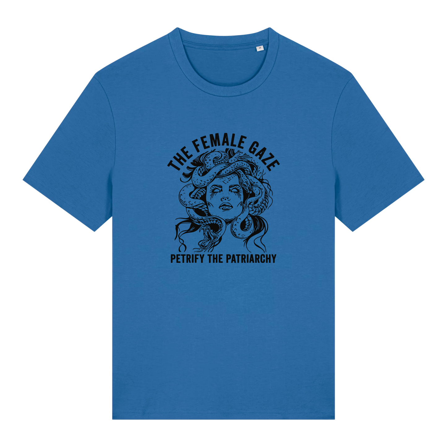 Unisex Bio-T-Shirt „The Female Gaze – Petrify the Patriarchy“ | Feminist Statement